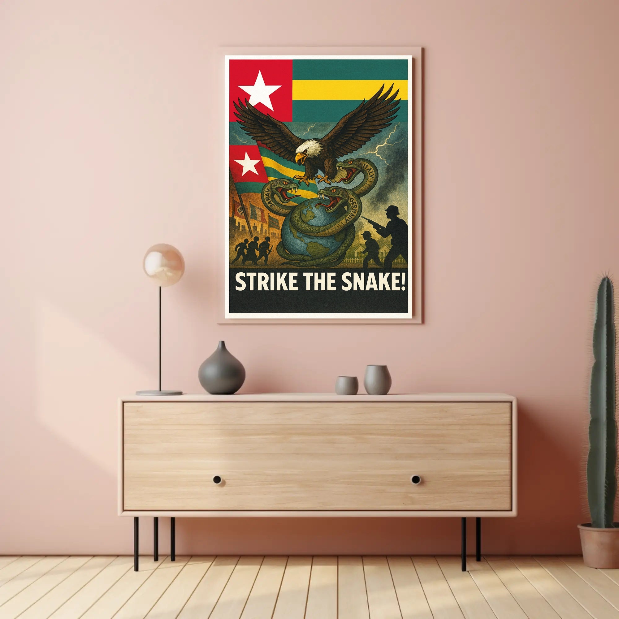 Strike the Snake! Poster PosterGoat