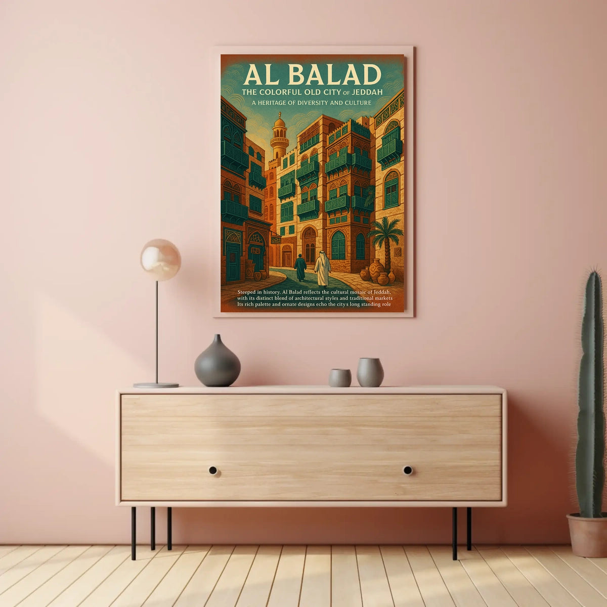 Al Balad The Colorful Old City Of Poster