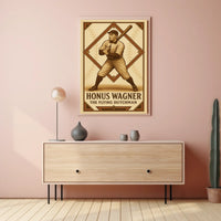 Honus Wagner The Flying Dutchman Poster