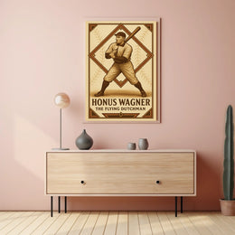 Honus Wagner The Flying Dutchman Poster