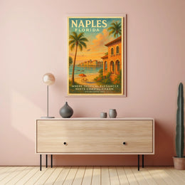 Naples, Florida Tropical Elegance Poster