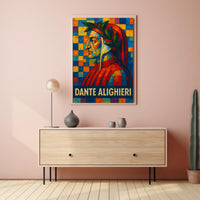 Dante Alighieri A Mosaic Tribute Poster