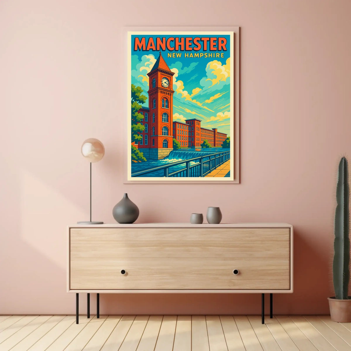 Manchester, New Hampshire Poster