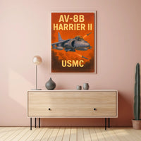 AV-8B Harrier II Poster PosterGoat