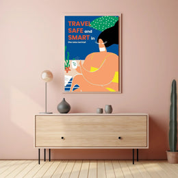 Travel Safe and Smart Poster PosterGoat