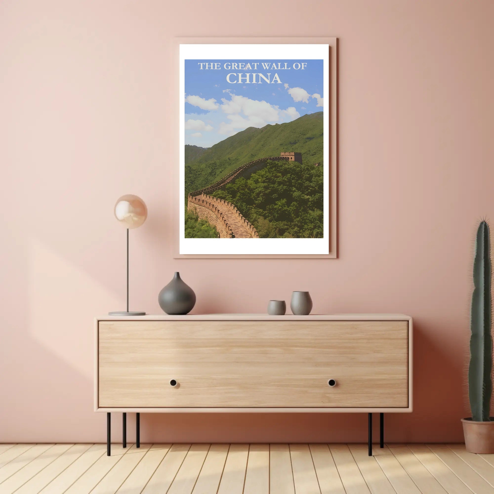 The Great Wall of China Travel Poster