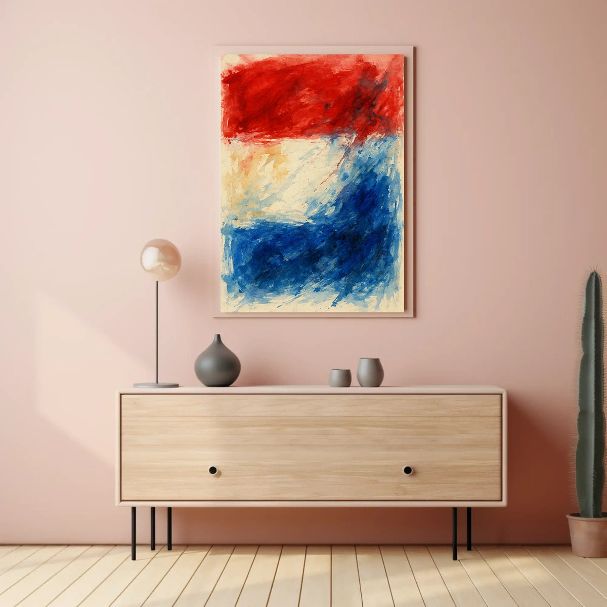 Abstract Tricolor Expression Abstract Poster