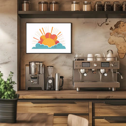 Sunrise Art Poster: Hopeful New Beginnings Decor