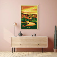 Serene Iowa Landscape Poster