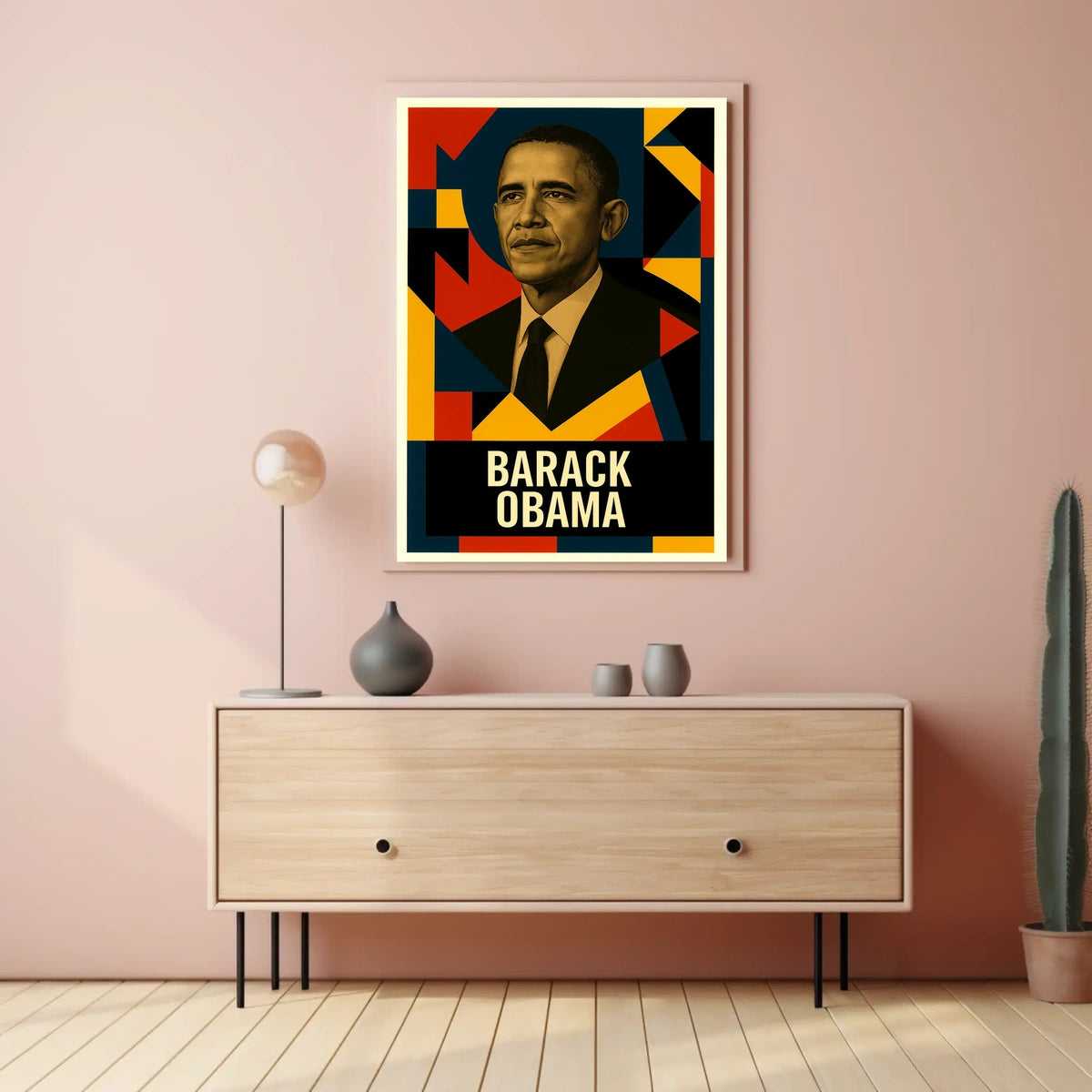 Barack Obama 44th President of the United States Abstract Pop Poster