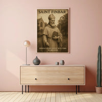 Saint Finbar Bishop Associated With Poster