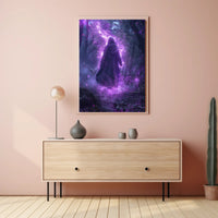 Enchanted Forest Wanderer Art Print Poster for Home Decor and Nature Lovers PosterGoat