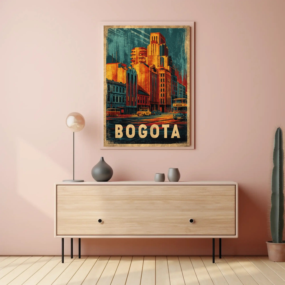 Bogota Cityscape Poster