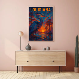 Louisiana Wildlife Poster
