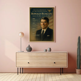 Ronald Reagan Vintage Patriotic Historical or Presidential Poster