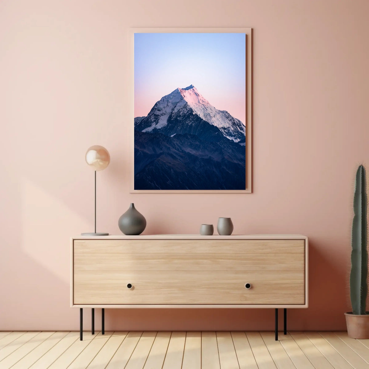 Majestic Mountain At Dawn Poster