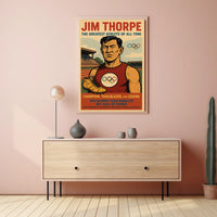 Champion Trailblazer Legend Jim Thorpe Poster