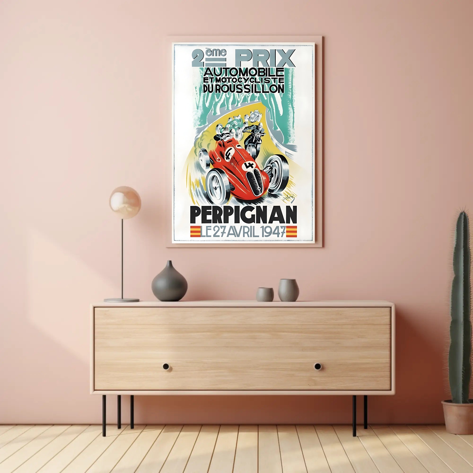 Roussillon Travel Poster Art Print for Decor