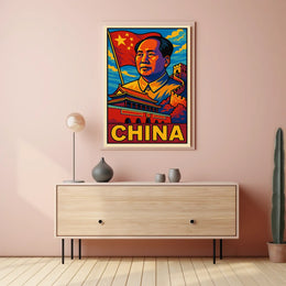 Iconic Leader Of China Poster