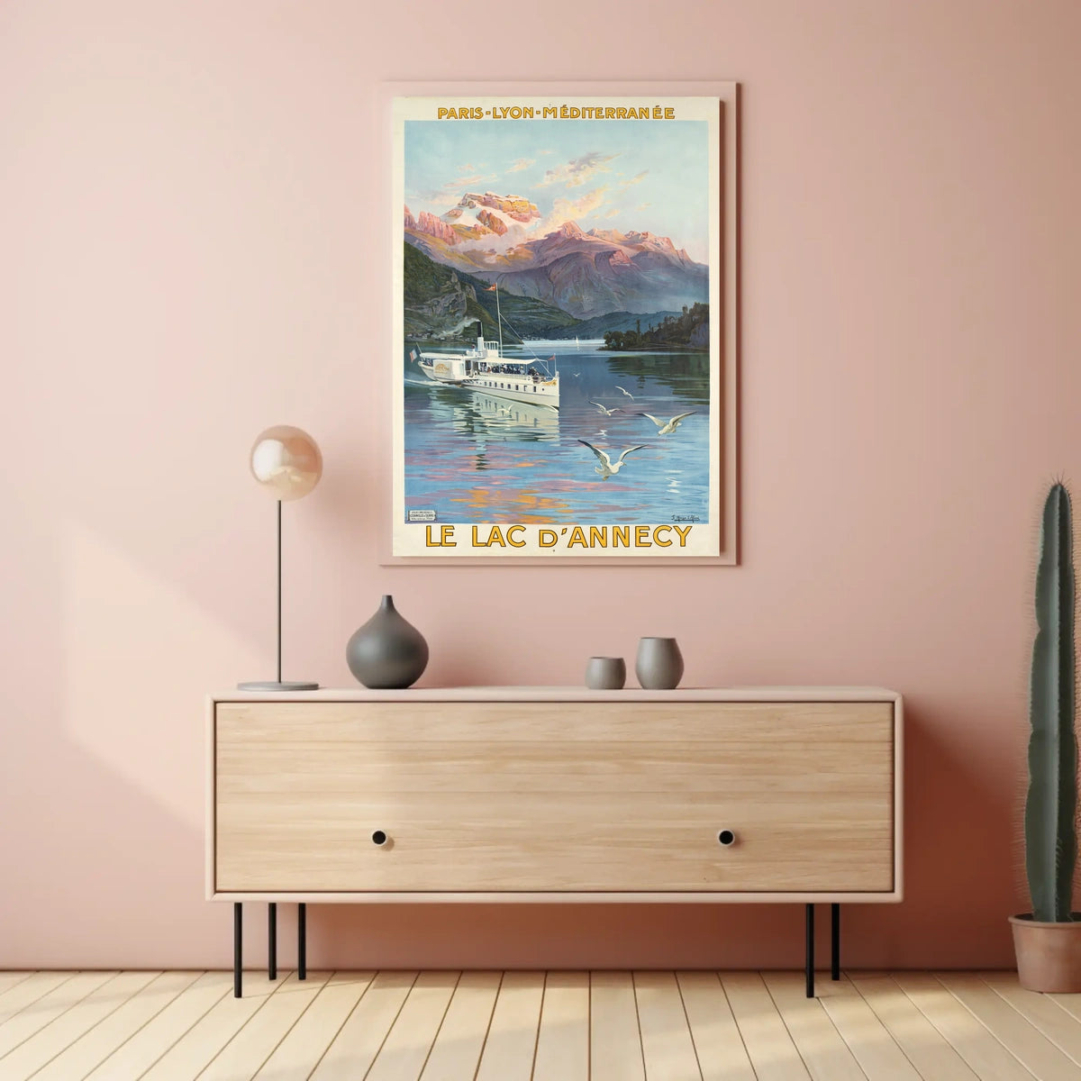 Le Lac DAnnecy Travel Poster