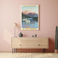 Le Lac DAnnecy Travel Poster