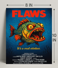Flaws A Parody Deep Dive Poster PosterGoat