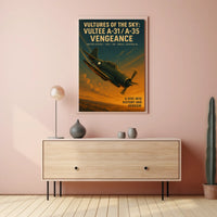 Vultures Of The Sky Vultee A-31A-35 Poster
