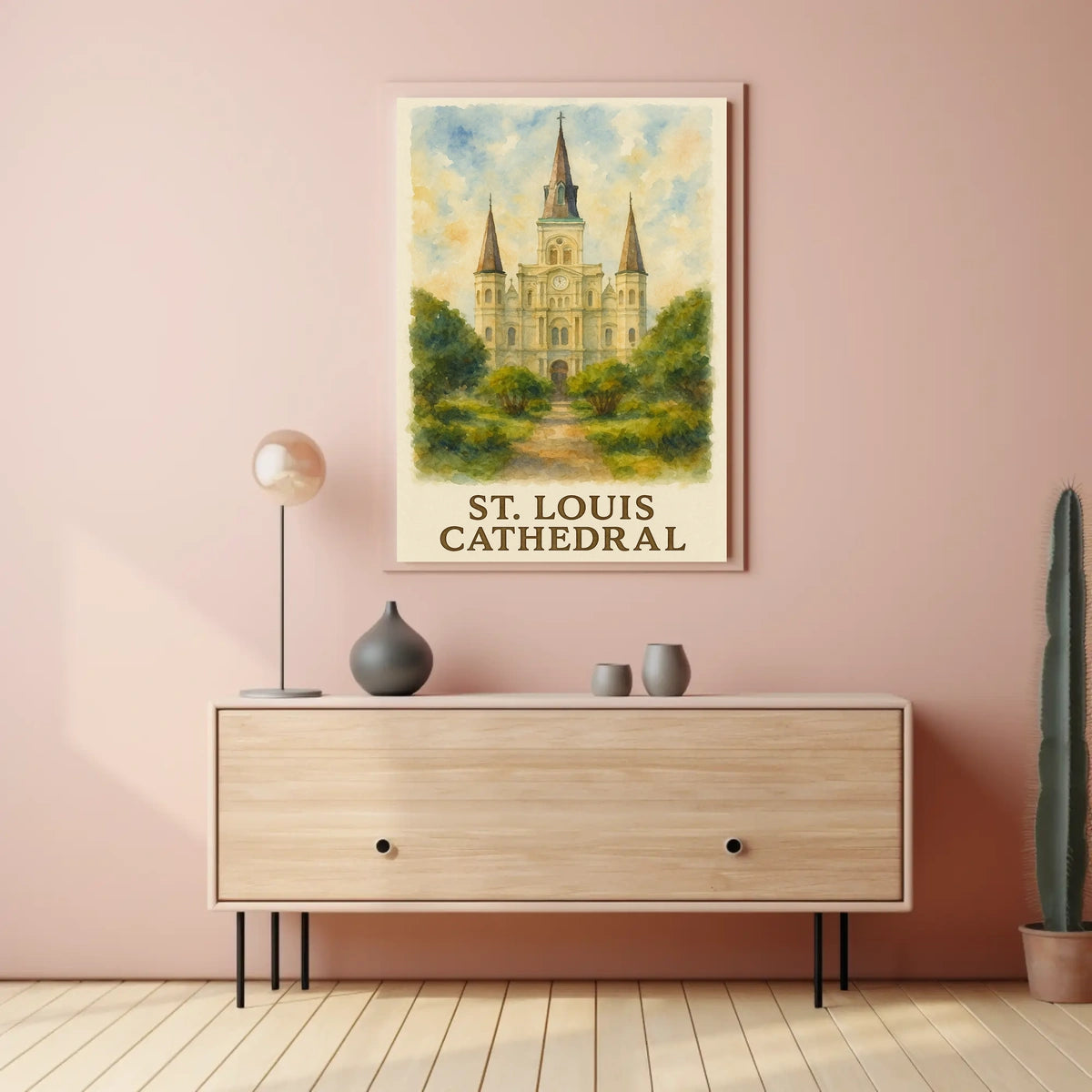 St. Louis Cathedral Poster