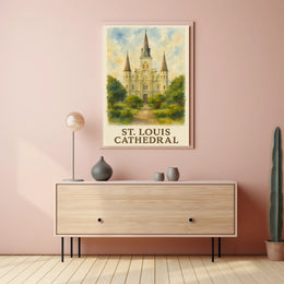 St. Louis Cathedral Poster