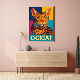Ocicat Portrait Poster