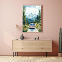 retro camper van Poster