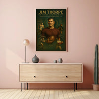 Jim Thorpe Legendary Athlete Tribute Jim Thorpe Poster