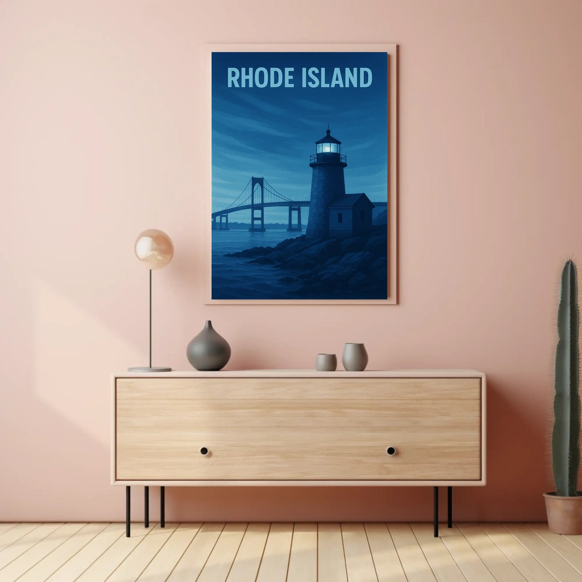 Rhode Island Coastal Scene Poster
