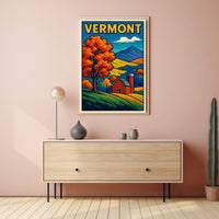 Autumn In Vermont Poster