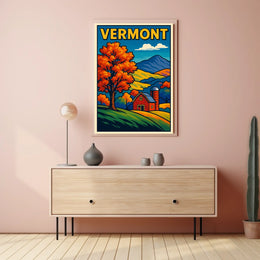 Autumn In Vermont Poster