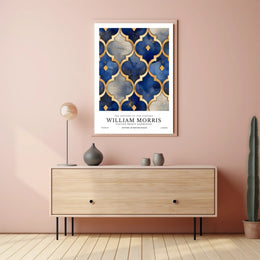 William Morris Cotton Prints Exhibition Poster