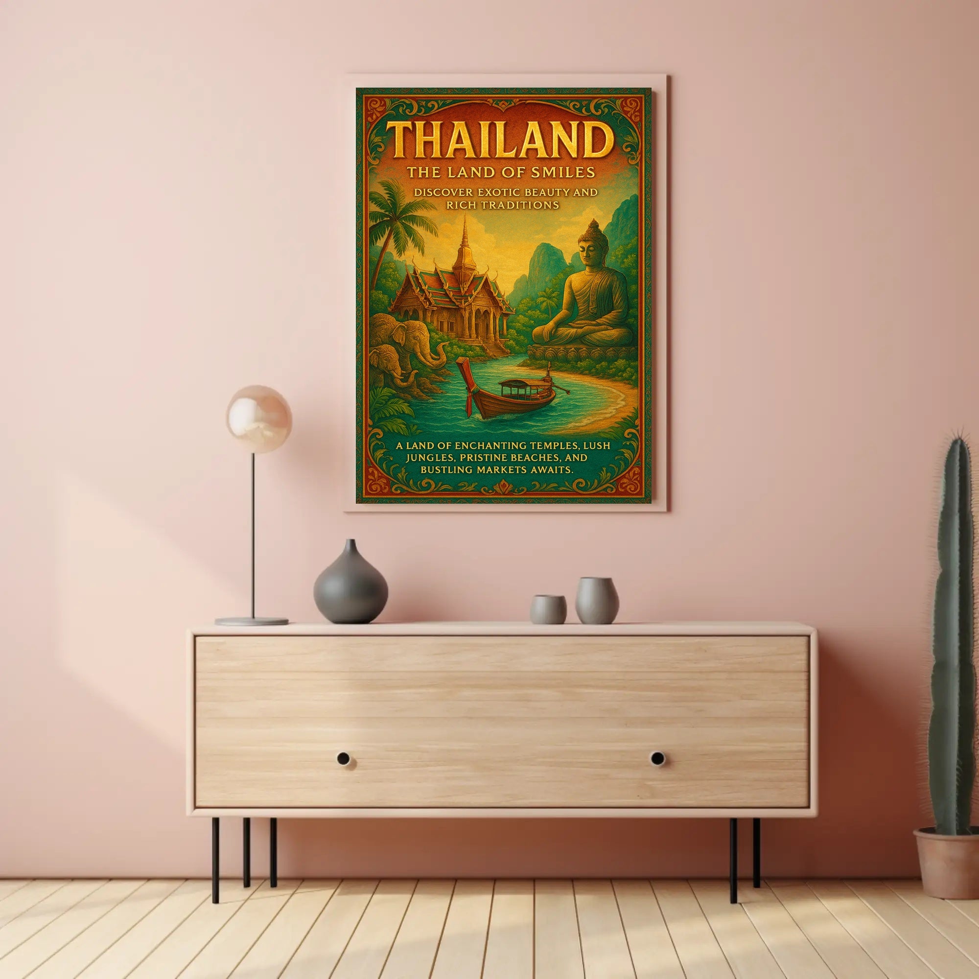 Thailand Enchantment Travel Poster
