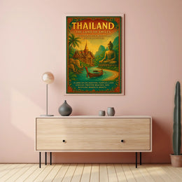 Thailand Enchantment Travel Poster