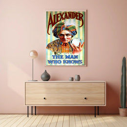Mystical Psychic Performer Vintage Artistic Pop Culture Poster