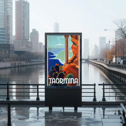 Taormina Travel Poster