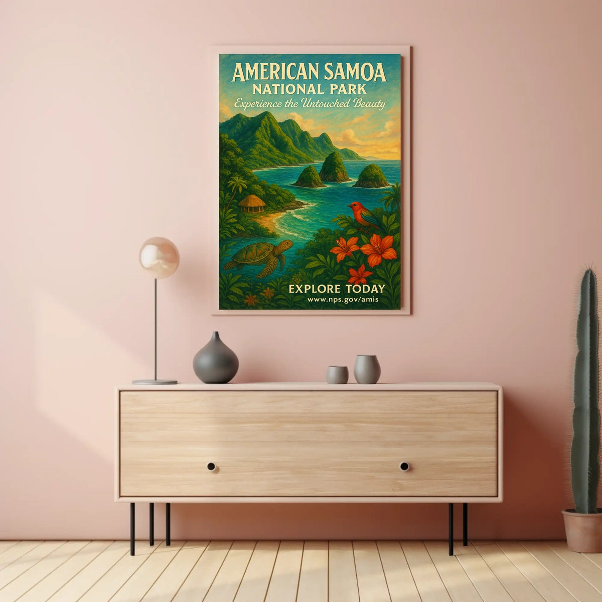 Discover American Samoa National Park Poster