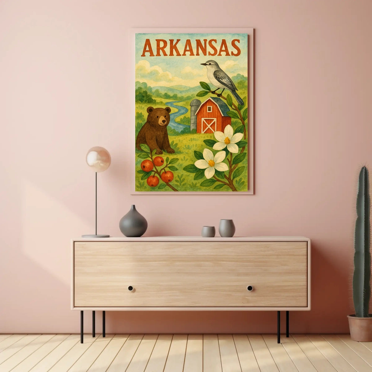Arkansas Nature Scene Poster