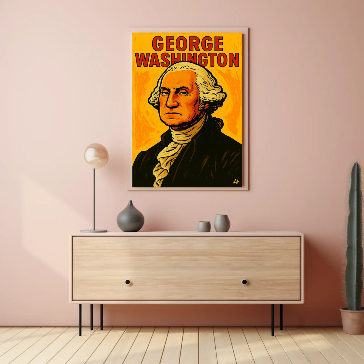 George Washington Portrait Historical Heritage Founding Era Poster