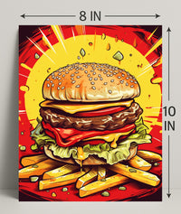 Burger Bliss Poster PosterGoat