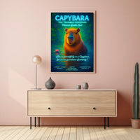 Capybara The Tranquil Guardian Poster