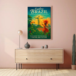 Explore Brazil Poster