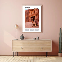 Jordan's Rich Heritage Adventure Travel Poster PosterGoat