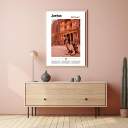 Jordan's Rich Heritage Adventure Travel Poster PosterGoat