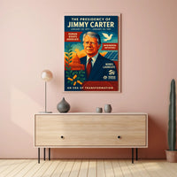 Jimmy Carter Era of Transformation Poster Wall Art PosterGoat
