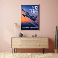 Lockheed T-33 Shooting Star Poster PosterGoat